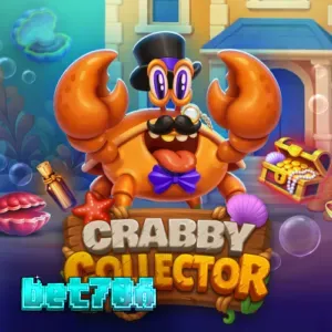 Crabby Collector স্লট গেমের একটি দৃশ্য যেখানে পানির নিচের থিম এবং গ্রিড দেখা যাচ্ছে।